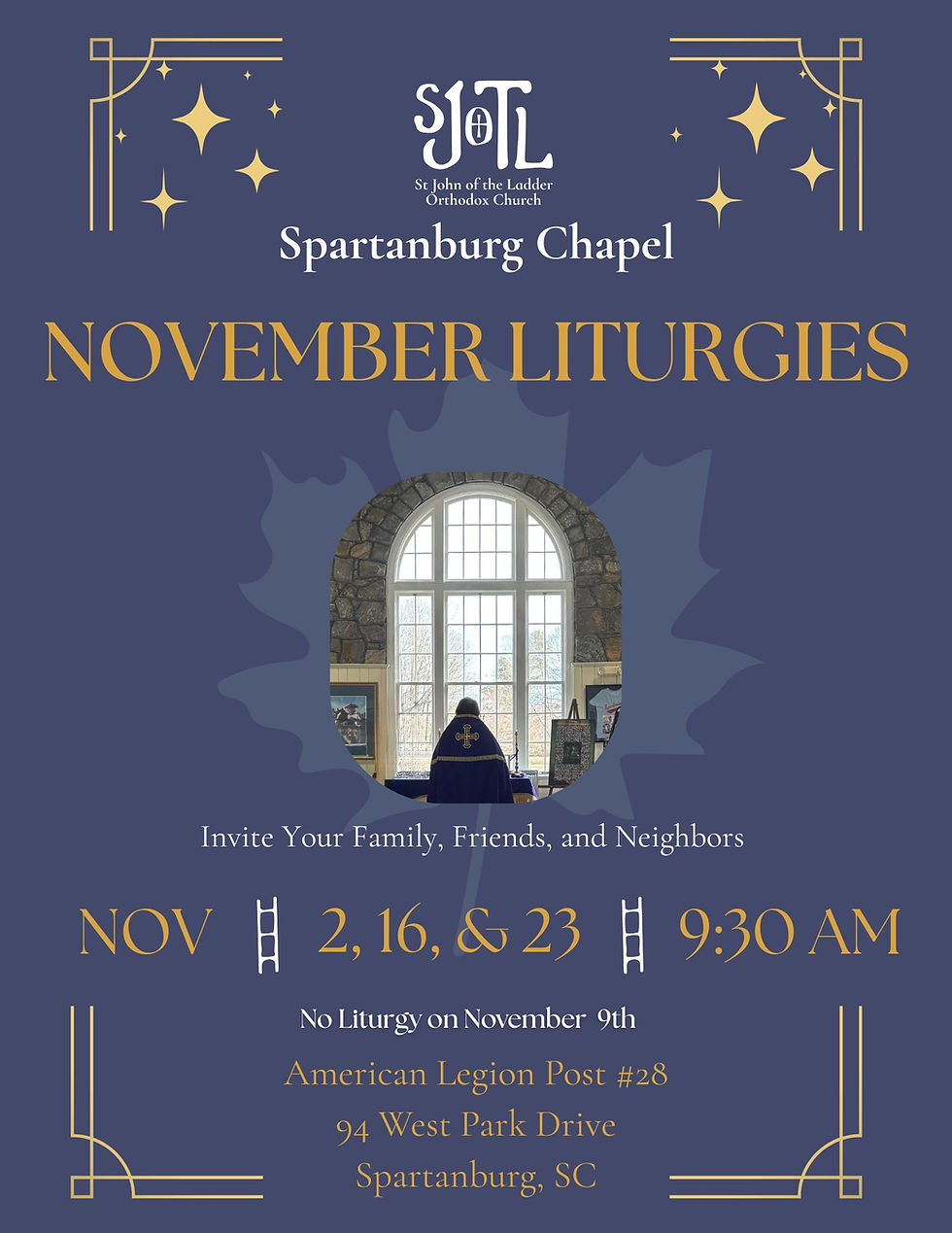 Spartanburg Chapel Divine Liturgies