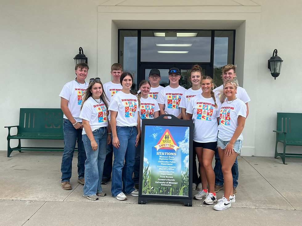 Chillicothe FFA Student Helpers