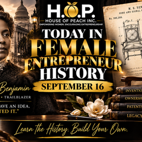 September 16: Miriam E. Benjamin — The Black Woman Who Saw a Problem and Invented a Better Way
