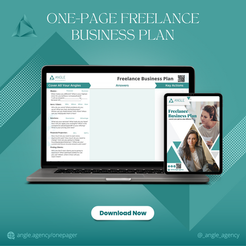 The ultimate one-page business plan for solopreneurs