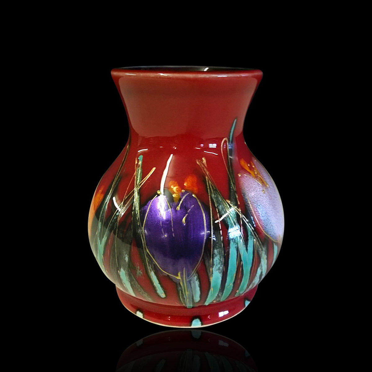 Crocus Trojan Vase 14cm