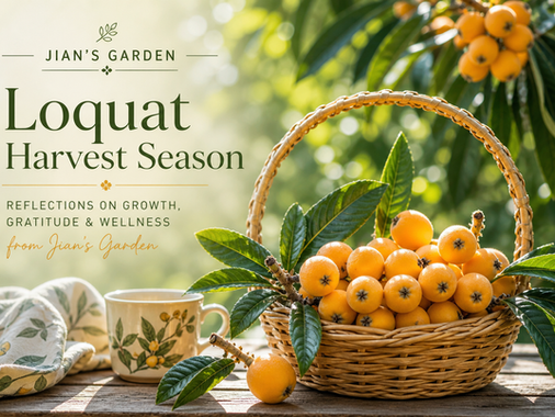 Jian’s Garden — Loquat Harvest Season
