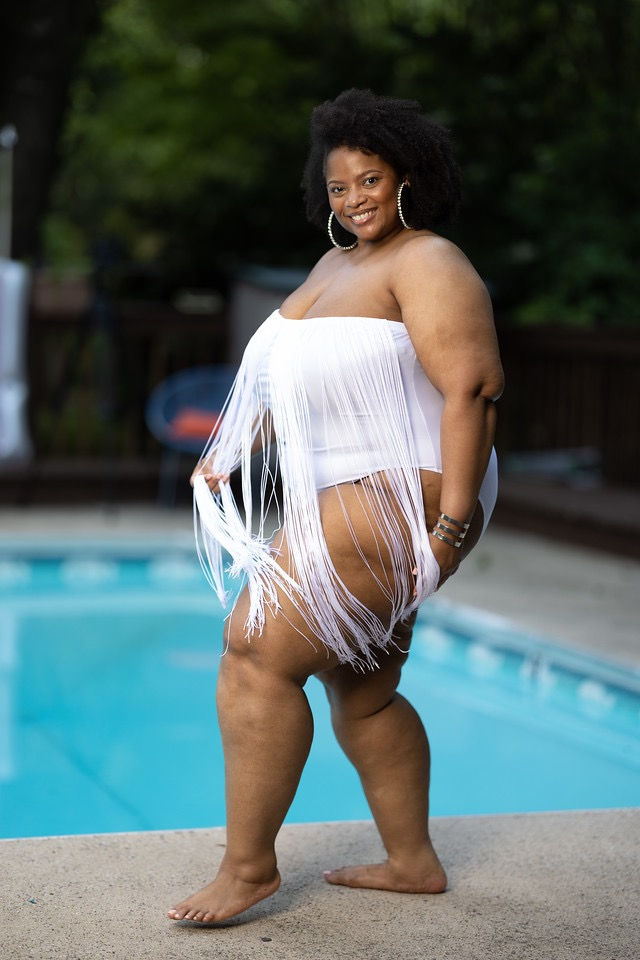 Thumbnail: FRINGE WITH BENEFITS TUBE SWIMSUIT