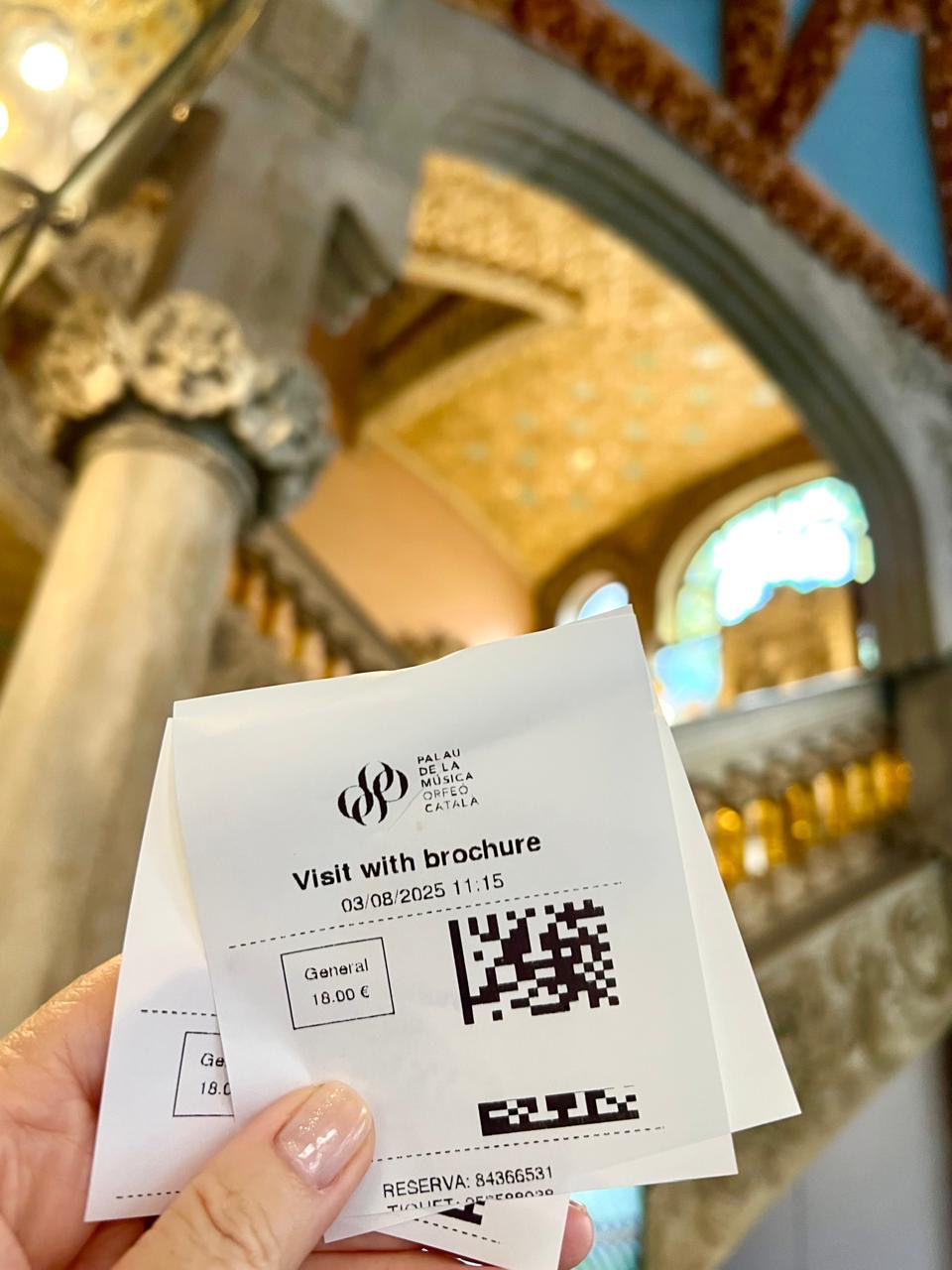 Palau de La Música Catalana. Acervo pessoal 