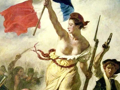 A liberdade guiando o povo