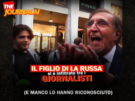Il figlio di La Russa si è infiltrato tra i giornalisti. E nessuno l’ha riconosciuto