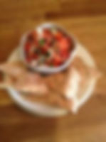 Bruschetta and Pita Chips