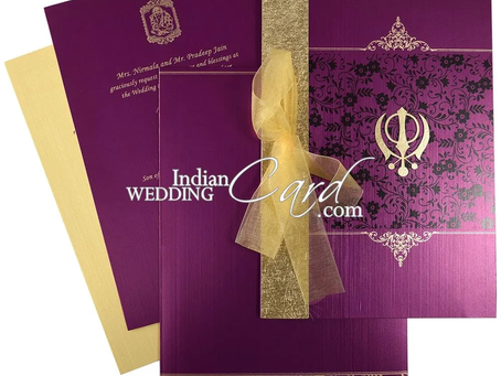 Unique Sikh Wedding Cards That Capture Your Wedding Story