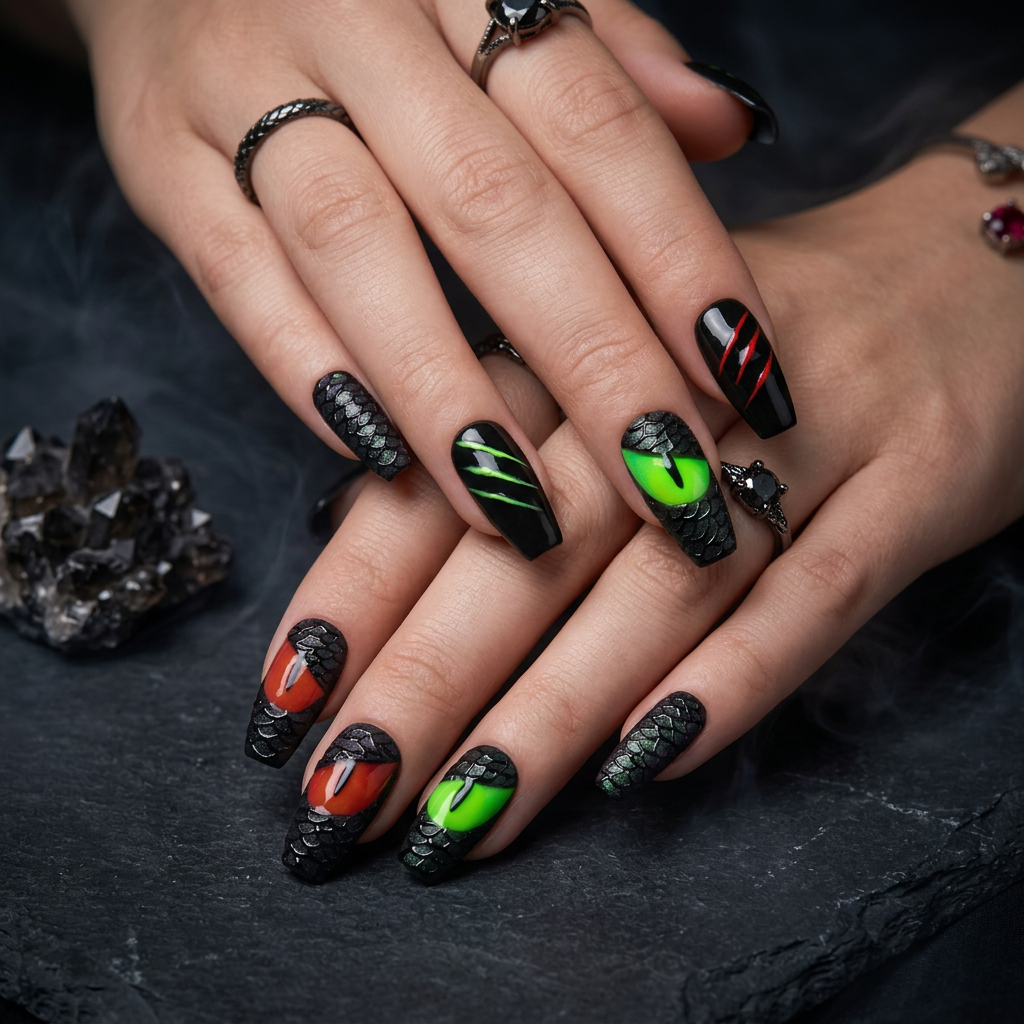 Dragon Nail Designs