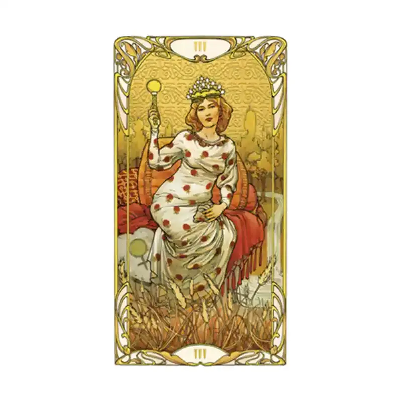 Thumbnail: Golden Art Nouveau Tarot - 1