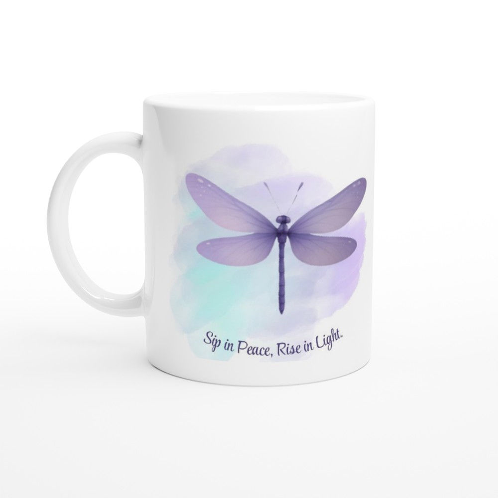The Flow of Spirit Collection - Sip in Peace, Rise in Light 11oz Mug