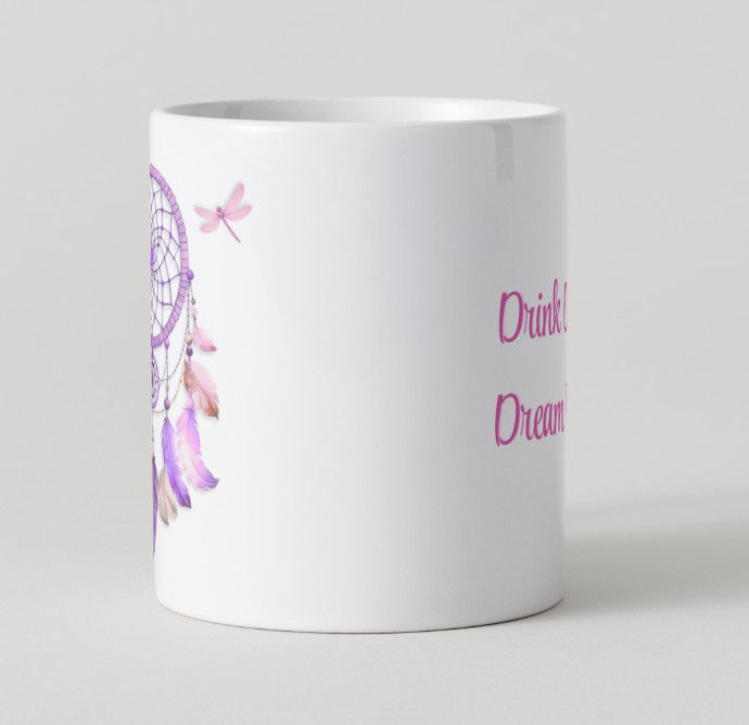 Thumbnail: 11oz Dreamcatcher Mug - Drink Deeply, Dream Freely