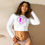Thumbnail: Go active U long-sleeve crop top