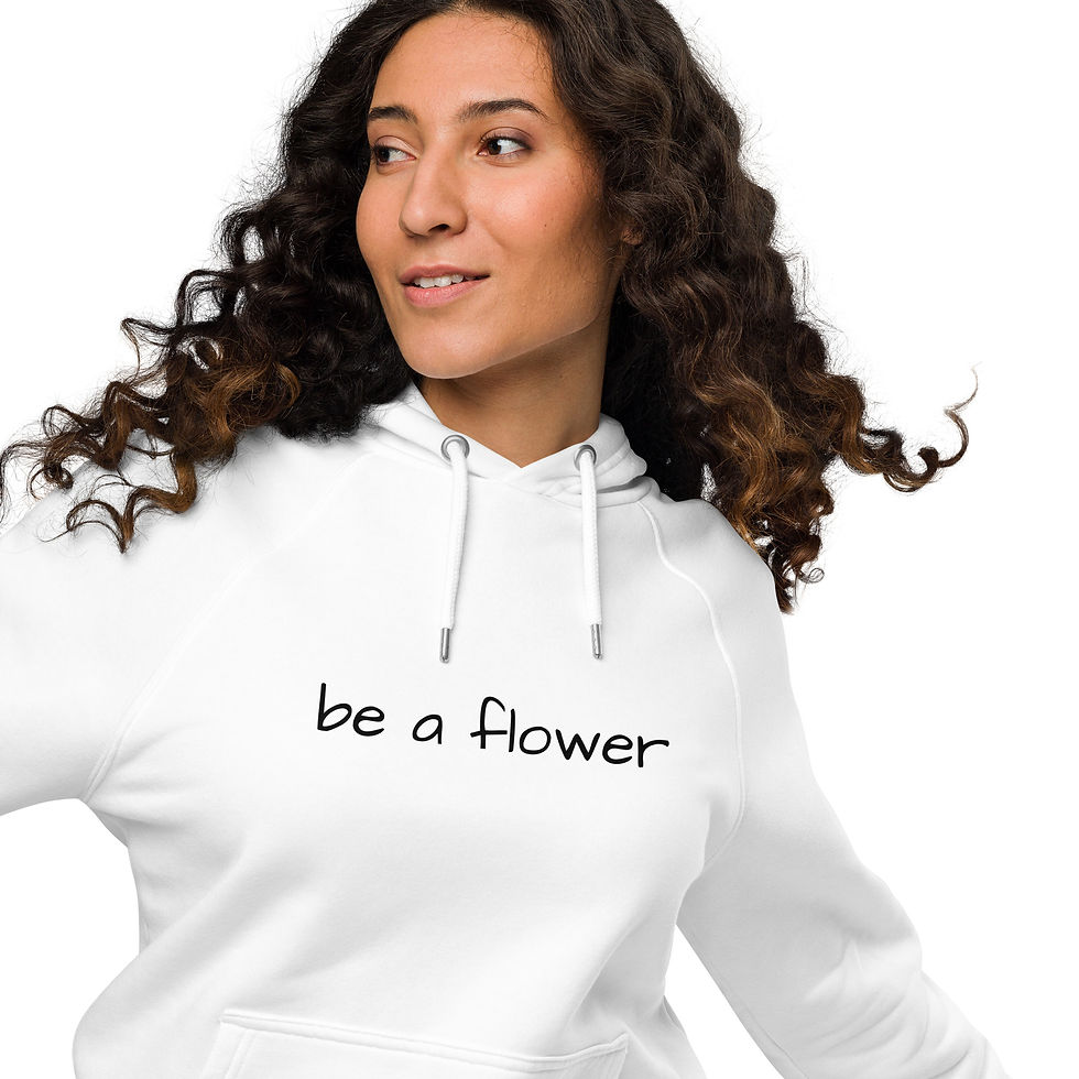 Thumbnail:  U poppy flower Unisex eco raglan hoodie