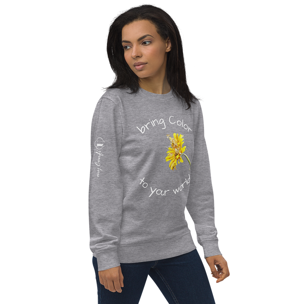 Thumbnail: Bring Color Unisex organic sweatshirt