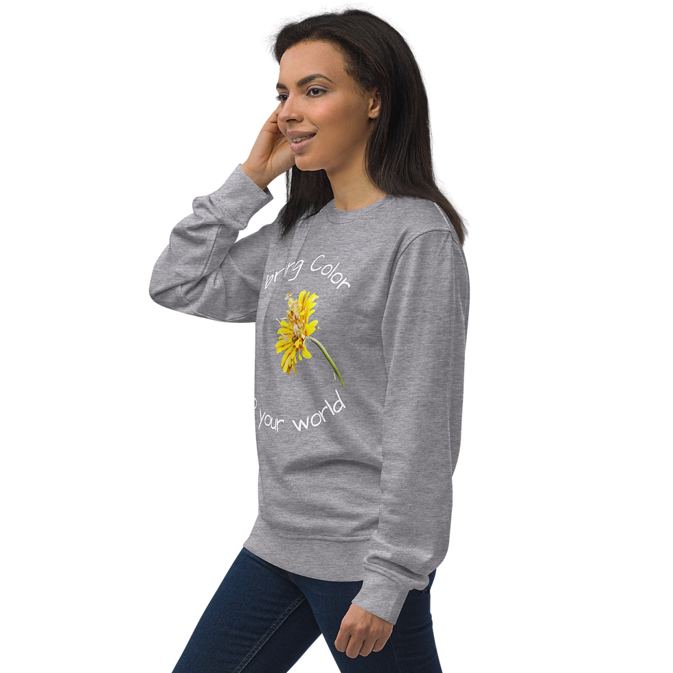 Thumbnail: Bring Color Unisex organic sweatshirt