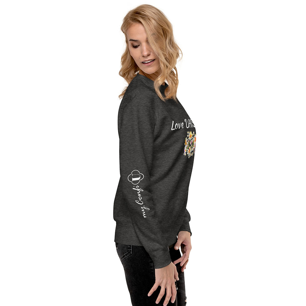 Thumbnail: Love daisies Unisex Premium Sweatshirt
