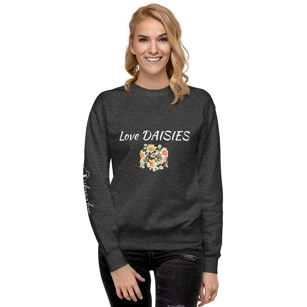 Thumbnail: Love daisies Unisex Premium Sweatshirt