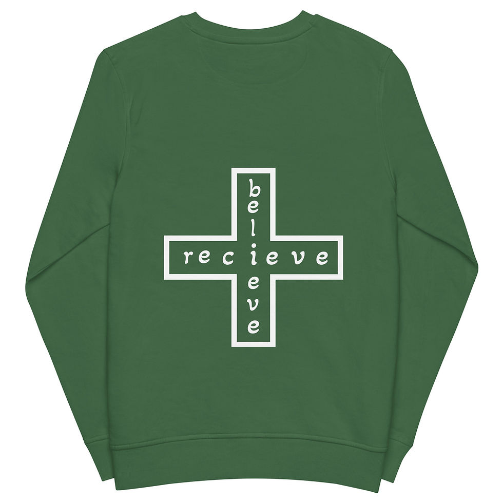 Thumbnail: Faithful Unisex organic sweatshirt
