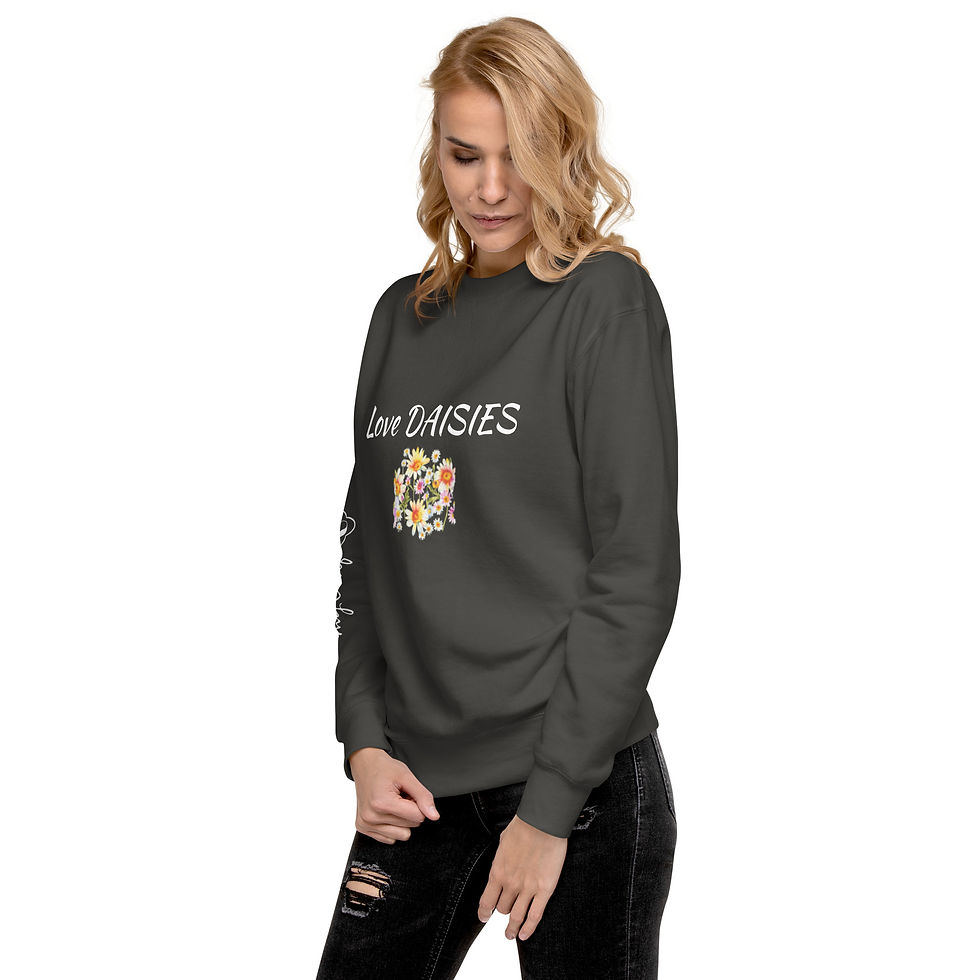 Thumbnail: Love daisies Unisex Premium Sweatshirt