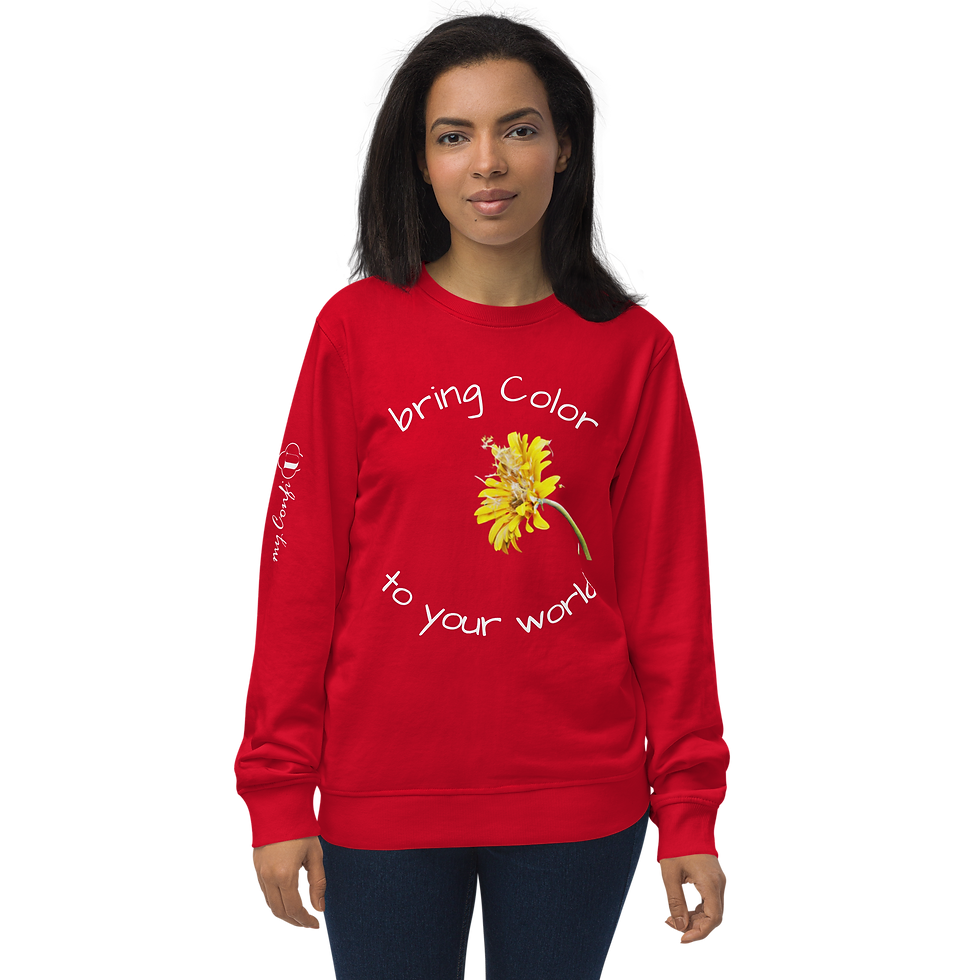 Thumbnail: Bring Color Unisex organic sweatshirt
