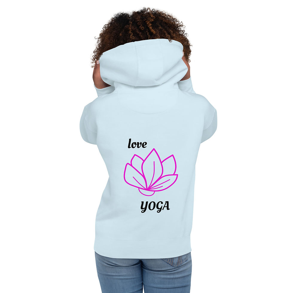 Thumbnail: Love yoga Unisex Hoodie