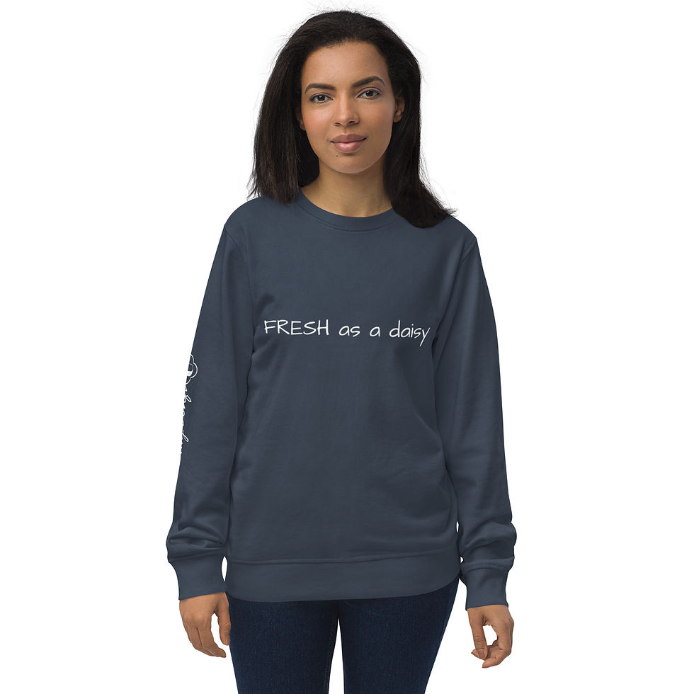 Thumbnail: Fresh as Daisy Unisex organic sweatshirt