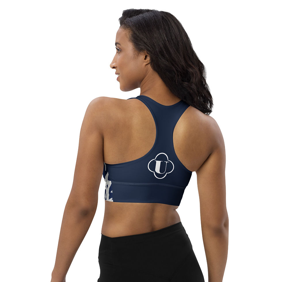 Thumbnail:  U All-Over Print Recycled Longline Sports Bra