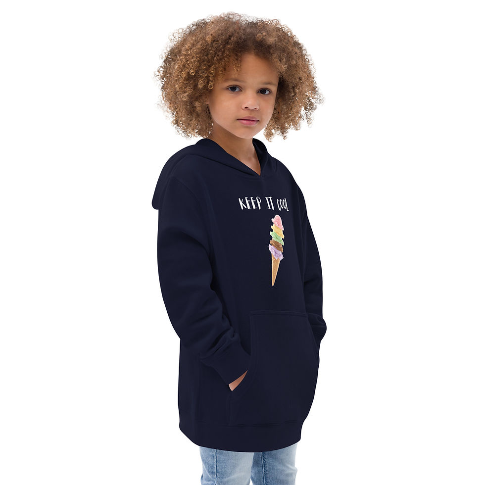 Thumbnail: Keep it cool Kids fleece hoodie