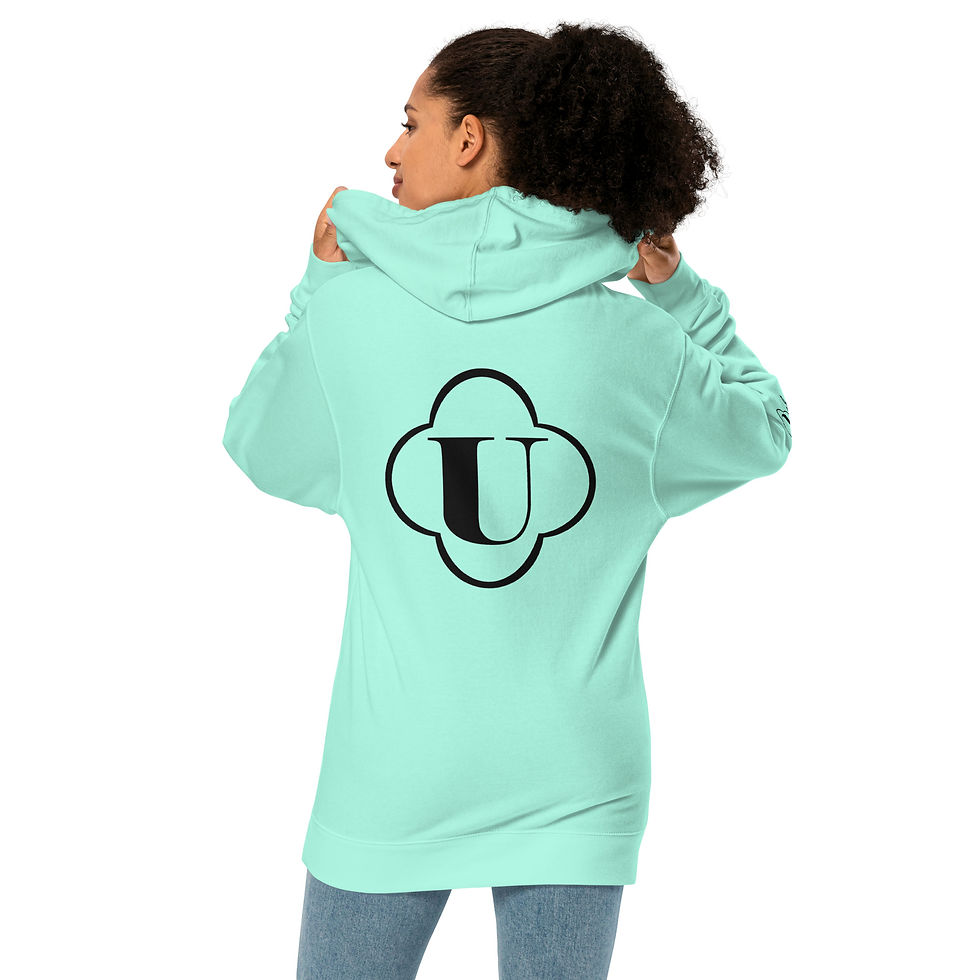 Thumbnail: Focus on God Unisex midweight hoodie