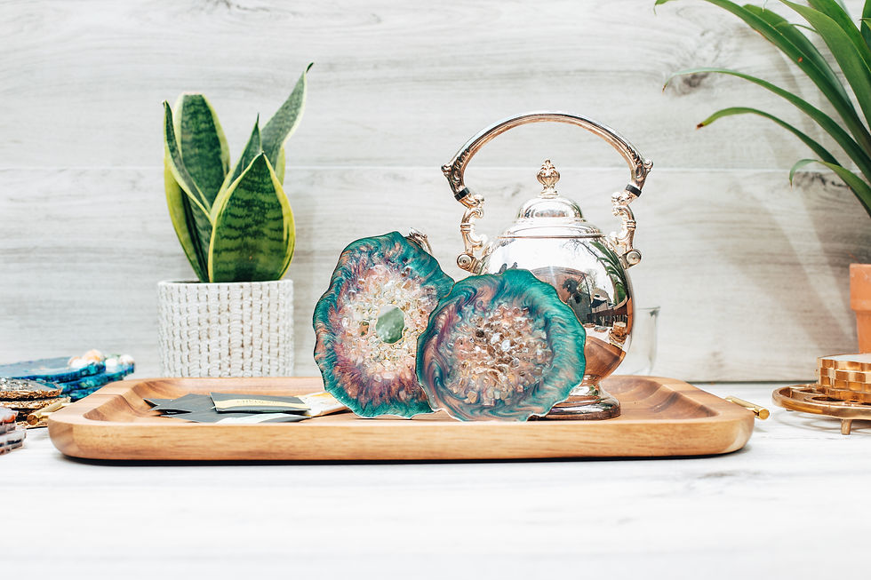 Thumbnail: Agate Resin Coasters