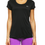 Miniatura: Playera color negro, cuello en "U" - Under Armour