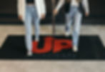 Logo mat for business entrance