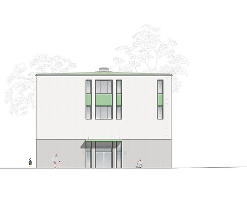 Schulerweiterung Richardstraße_Ansicht