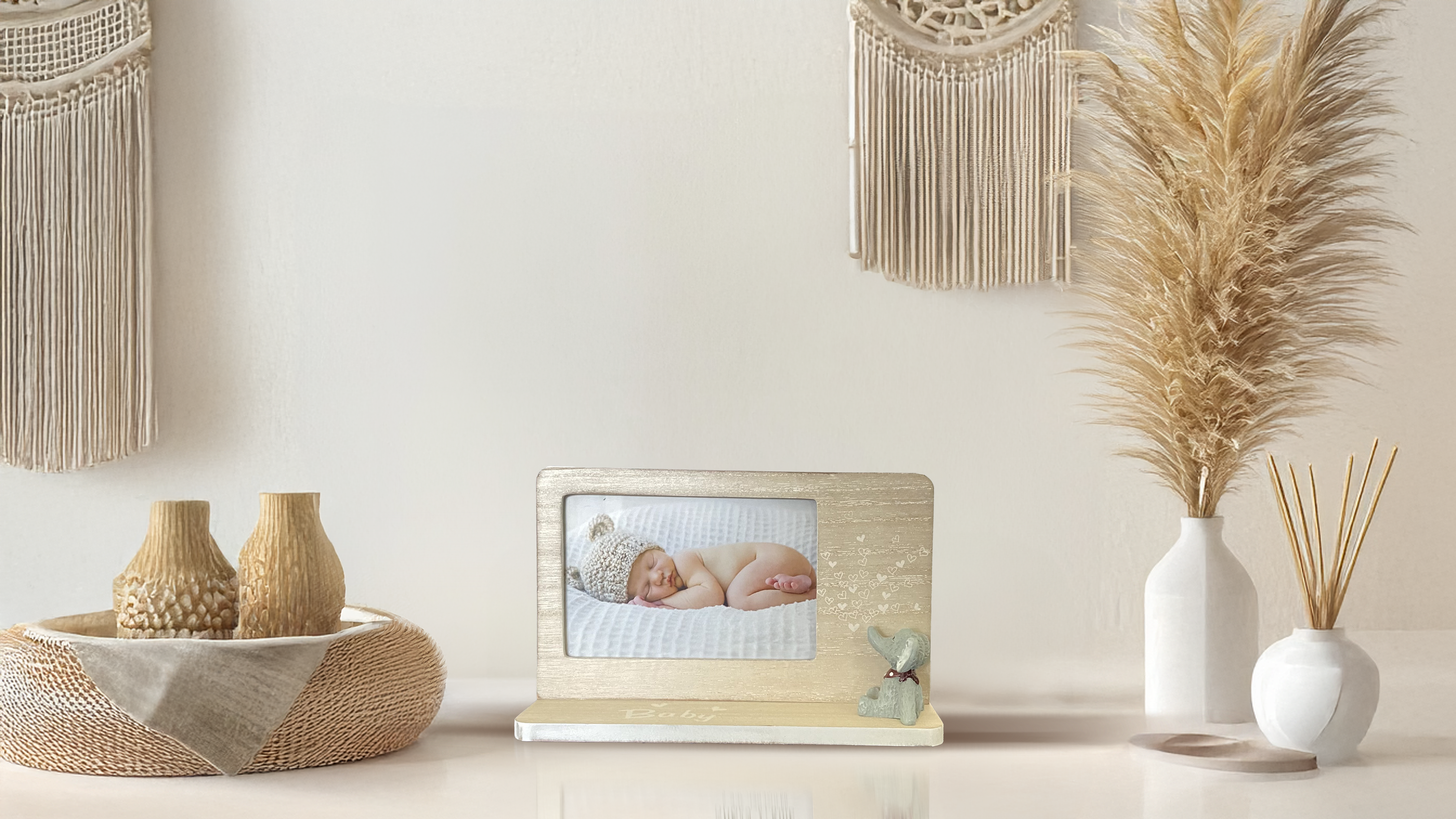 Vauvakehys- Norsubaby 10x15