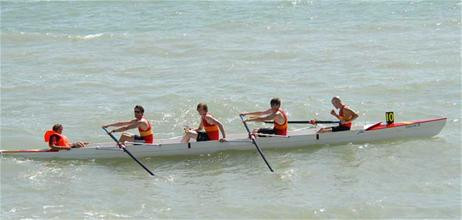 The senior crew of Ian Smith, Craig Golding, Matt Sheppard, Paul Knight and Cox Steen Roper