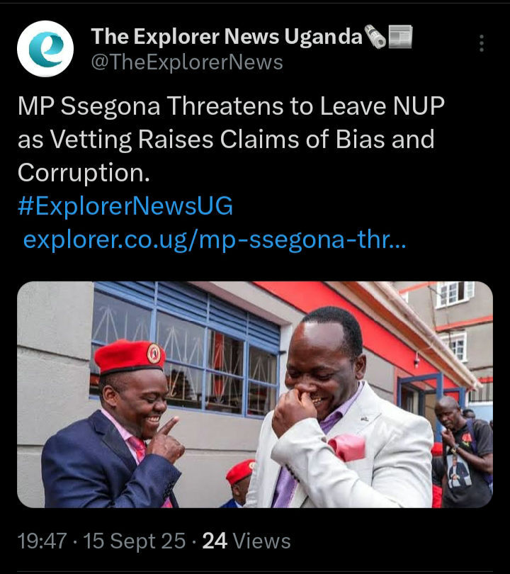 A screenshot of the article by the Explorer.