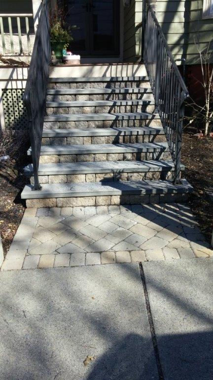 Roman Pisa Stairwell with Bluestone Treads (after)