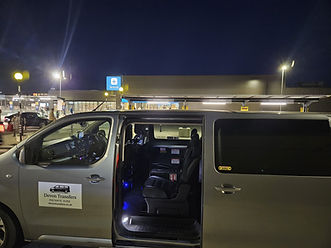 Devon Transfers at Bristol Airport early in the morning