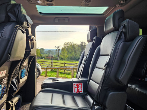 Devon Transfers Private Hire middle row Captain Chairs