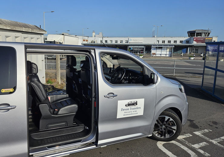 Prompt and professional pickups at Exeter Airport 