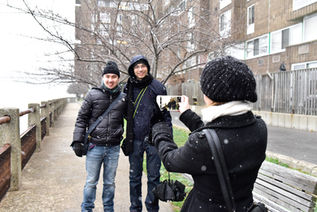 NEVE EM ROOSEVELT ISLAND