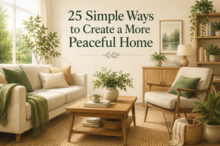 25 Simple Ways to Create a More Peaceful Home
