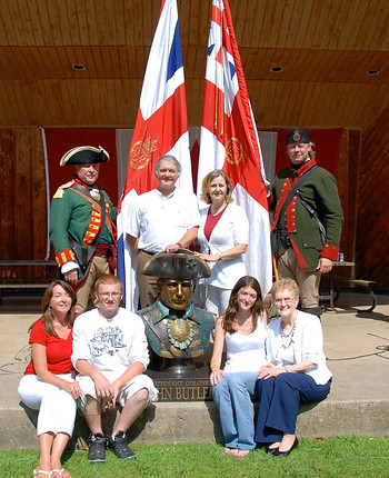 John Butlers bronze dedication. Butler f