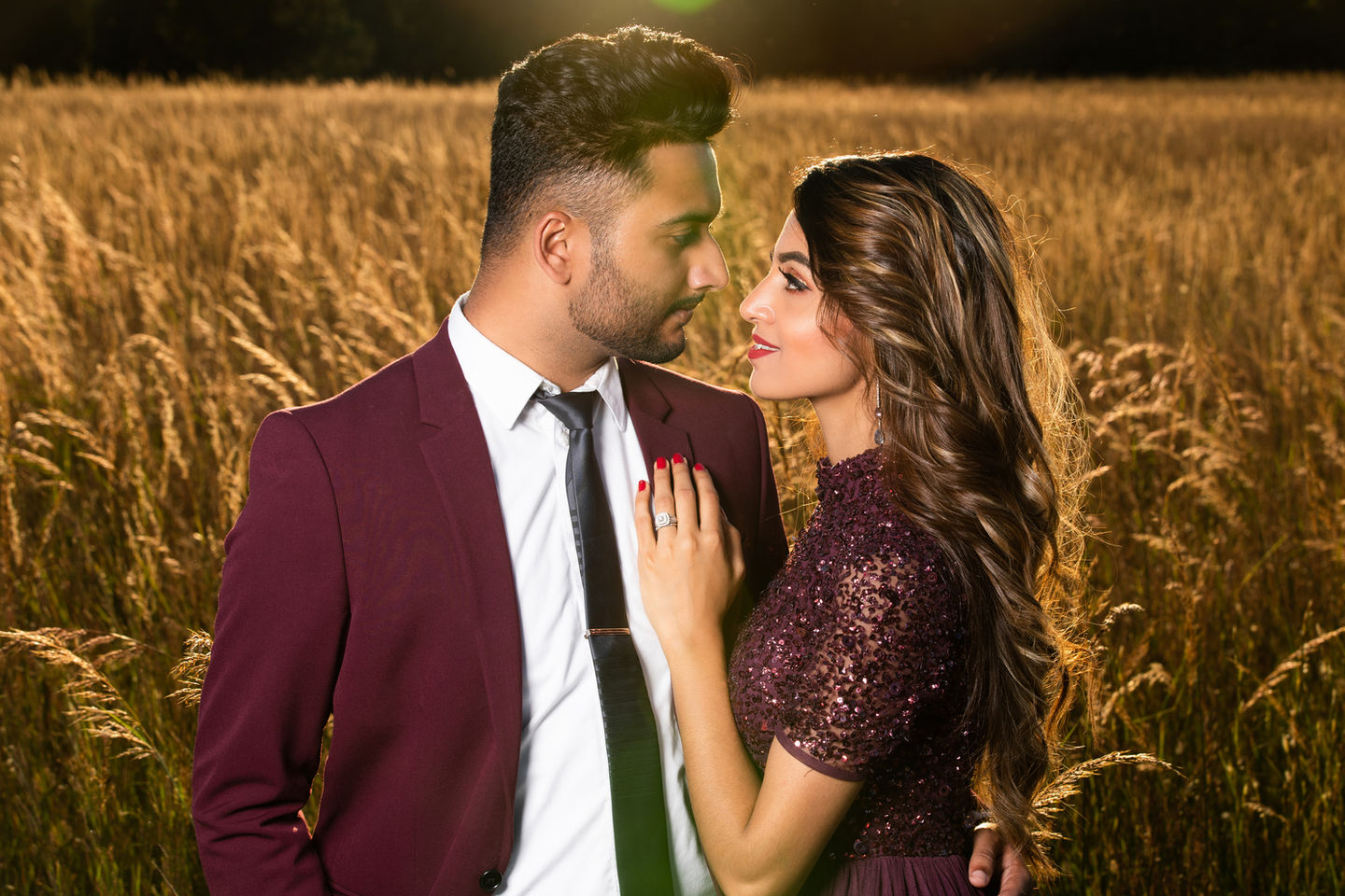 Engagement photoshoot at Manassas battlefield park