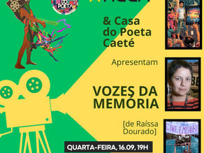 Vozes da Memória, de Raíssa Dourado, no Cineclube Casa do Poeta Caeté 