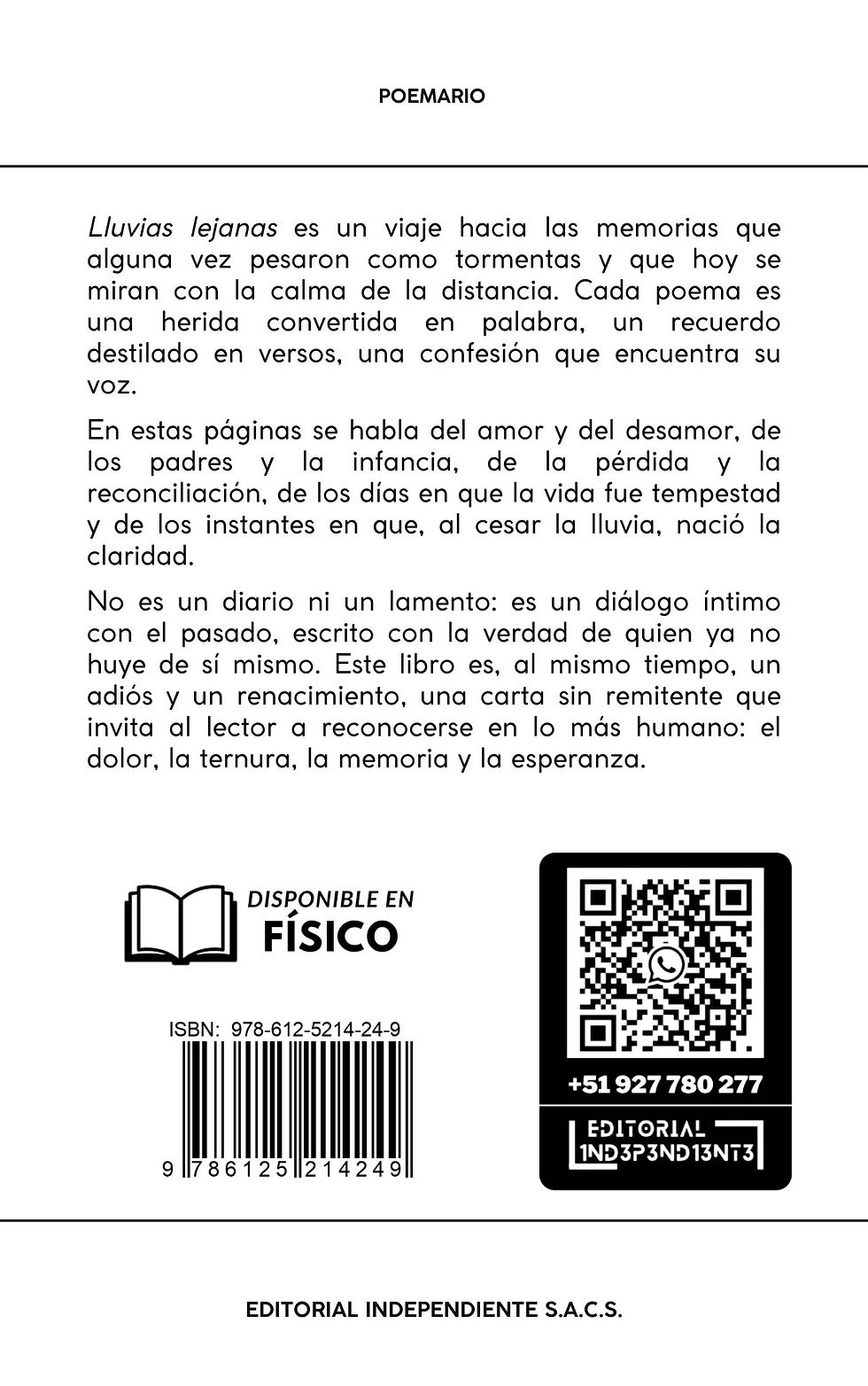 Miniatura: Lluvias lejanas (E-book)