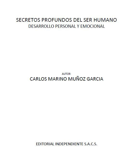 Miniatura: Secretos profundos del ser humano (E-book)