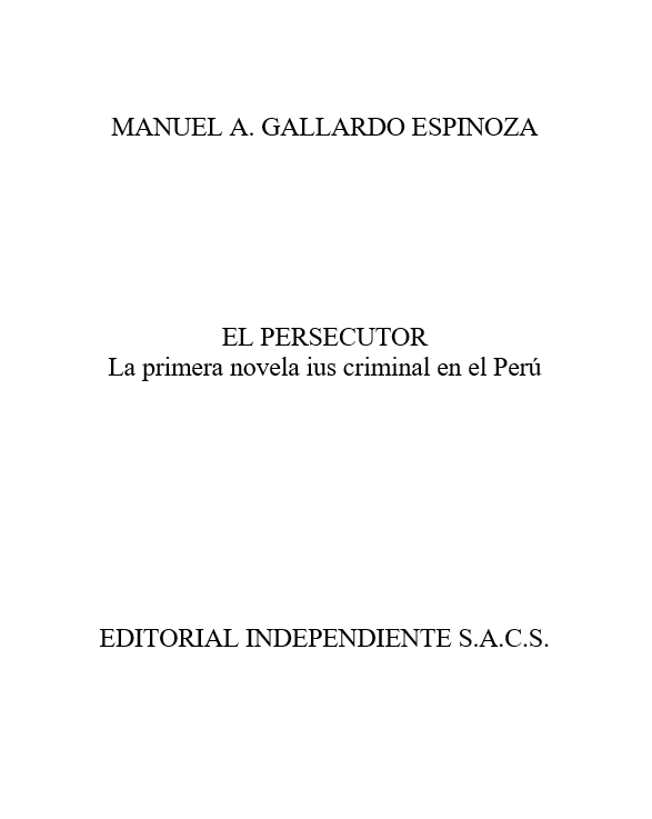 Miniatura: El persecutor (E-book)