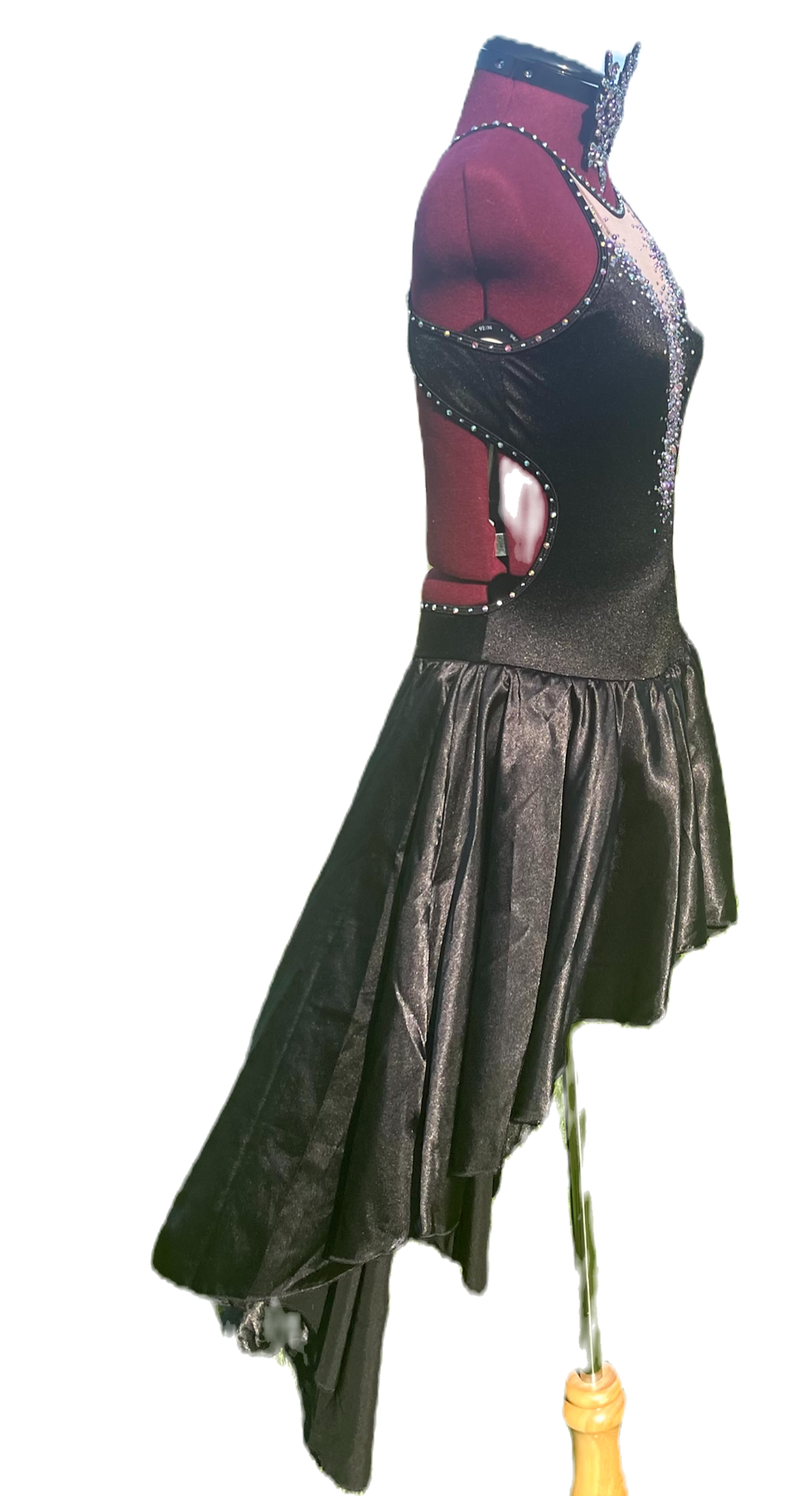 Thumbnail: AL/XL Black Lyrical Dance Costume